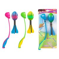 Toi-Toys Play out mini foampijl met werper vortex