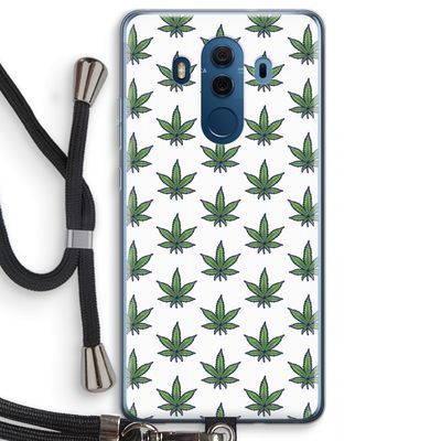 Weed: Huawei Mate 10 Pro Transparant Hoesje met koord