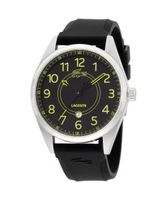 Lacoste horlogeband 2010632 / 2010633 / 2010634 LC-58-1-14-2334 Rubber Zwart 22mm