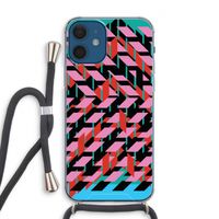Skew Blush 2: iPhone 12 Transparant Hoesje met koord