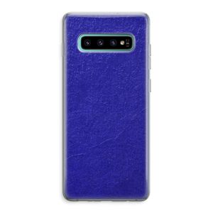 Majorelle Blue: Samsung Galaxy S10 Plus Transparant Hoesje