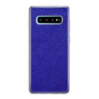 Majorelle Blue: Samsung Galaxy S10 Plus Transparant Hoesje