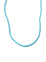 LUIS MORAIS collier Hamsa en or 14ct serti de turquoise - thumbnail