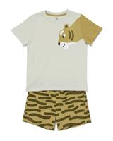 HEMA Kindershortama tijger lichtgroen (lichtgroen)