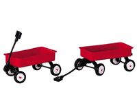 Red wagons - LEMAX