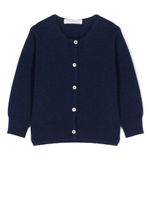 Mariella Ferrari cardigan boutonné en mérinos - Bleu