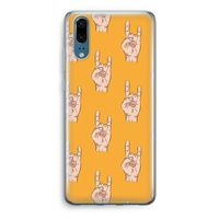 Rock: Huawei P20 Transparant Hoesje