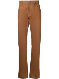 Raf Simons pantalon à coupe slim - Marron