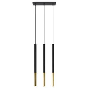 Hanglamp MOZAICA 3L zwart/goud