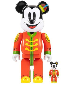 MEDICOM TOY x Disney figurines BE@RBRICK Mickey Mouse 'The Band Concert' 100% + 400% - Rouge