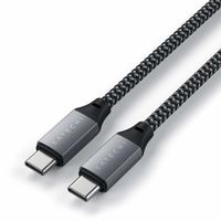 Satechi ST-TCC10M USB-kabel 0,25 m USB 3.2 Gen 2 (3.1 Gen 2) USB C Grijs - thumbnail