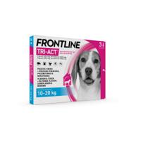 Frontline Tri-Act Spot-on anti-parasiet hond M / 10 - 20 kg 3 pipetten