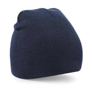 Pull-on beanie wintermuts - dames/heren - navy blauw