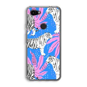 Tijger: Google Pixel 3a Transparant Hoesje