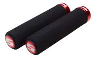 SRAM grips locking grips rubber foam black/red