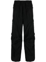 STYLAND elasticated-waist straight-leg trousers - Noir