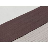 Jollein laken Wrinkled Cotton Chestnut Maat - thumbnail