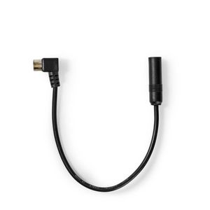 Nedis Kabel voor Auto-Antenne | IEC Male | 0.30 m | 1 stuks - CSVC41980BK025 CSVC41980BK025