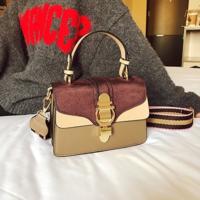 Vrouwen lederen handtassen schoudertassen luxe design Cross Body portemonnees (rood)