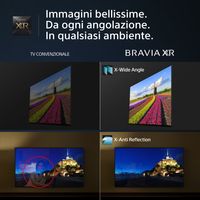 Sony XR-85X95L 2,16 m (85") 4K Ultra HD Smart TV Wifi Zwart, Zilver - thumbnail