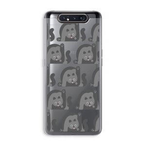 Cats: Samsung Galaxy A80 Transparant Hoesje
