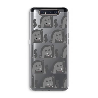 Cats: Samsung Galaxy A80 Transparant Hoesje