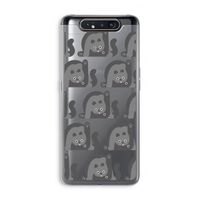 Cats: Samsung Galaxy A80 Transparant Hoesje