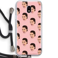 Ugly Cry Call: Samsung Galaxy J3 (2017) Transparant Hoesje met koord