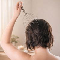 Hoofdmassage Apparaat - 12 Tentakels - Stressverlichting & Ontspanning