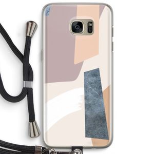 Luca: Samsung Galaxy S7 Edge Transparant Hoesje met koord