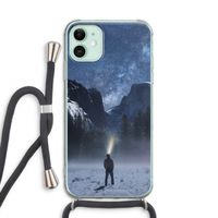 Wanderlust: iPhone 11 Transparant Hoesje met koord