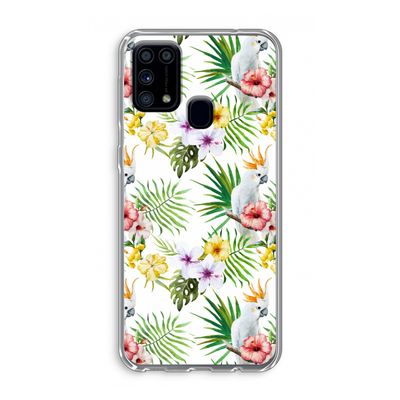 Gele kuif: Samsung Galaxy M31 Transparant Hoesje
