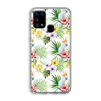 Gele kuif: Samsung Galaxy M31 Transparant Hoesje