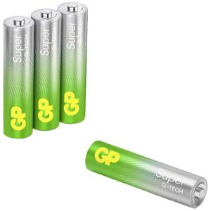 GP Super AAA batterij (potlood) Alkaline 1.5 V 4 stuk(s)