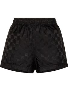 MISBHV short imprimé à taille élastiquée - Noir