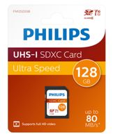 Philips SDXC geheugenkaart 128GB - Class 10 - UHS-I U1 - FM12SD55B - thumbnail