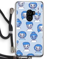 Gezichtjes: Xiaomi Mi Mix 2 Transparant Hoesje met koord