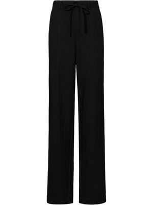 Proenza Schouler White Label pantalon droit à lien de resserrage - Noir