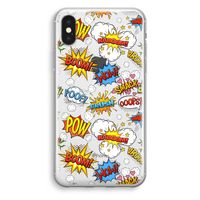 Pow Smack: iPhone XS Transparant Hoesje