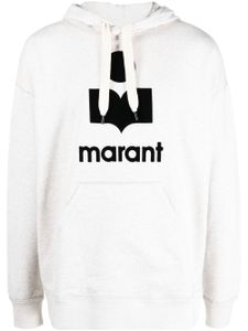 MARANT hoodie à patch logo - Tons neutres