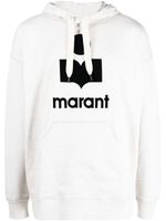 MARANT hoodie Miley à logo imprimé - Tons neutres