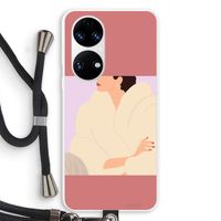 Cosy: Huawei P50 Transparant Hoesje met koord