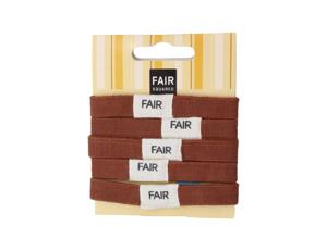 Fair Squared 4910357 haaraccessoire Haarelastiekjesset 5 stuk(s) Katoen