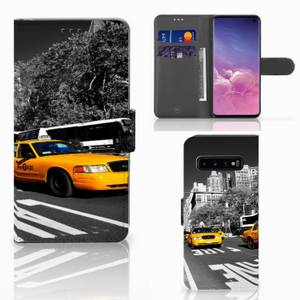 Samsung Galaxy S10 Flip Cover New York Taxi