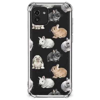 Case Anti-shock voor Samsung Galaxy A03 Konijntjes