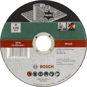 Bosch Accessories WA 60 T BF 2609256322 Doorslijpschijf recht 125 mm 1 stuk(s) RVS, Metaal