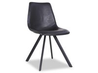 Moderne stoel YUKA zwart Moderne stoel YUKA zwart
