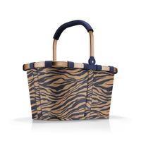 Reisenthel Carrybag Beige, Blauw Winkelmand - thumbnail