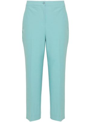 Semicouture pantalon de costume crop - Bleu