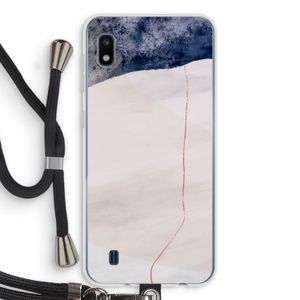 Stone White: Samsung Galaxy A10 Transparant Hoesje met koord
